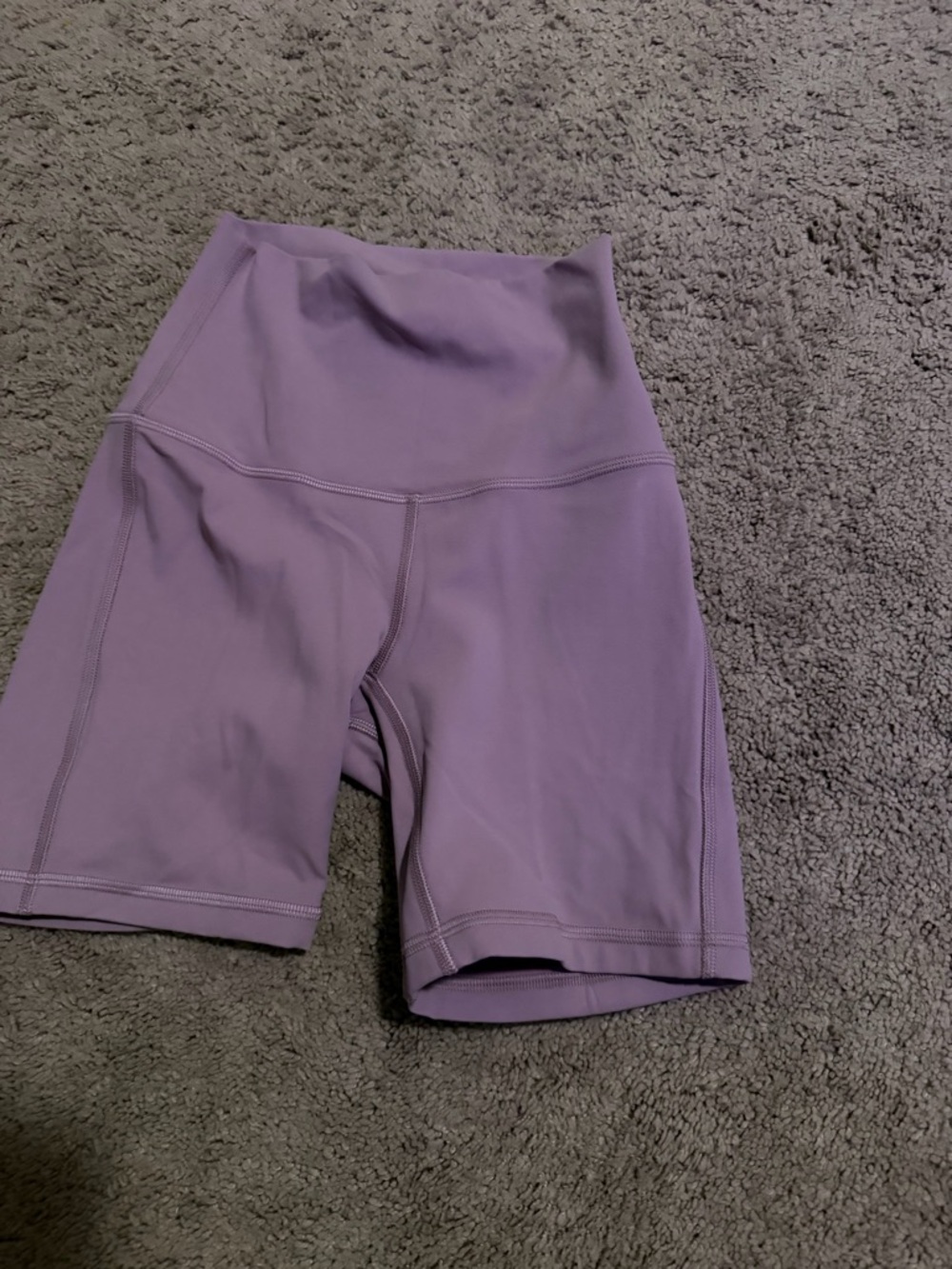 High-Rise Lavender lululemon Bike Shorts for Women